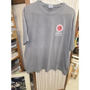 JEN8026 Vintage Waka Kickball 2010 La. Triumph Division, Unisex Gray T-Shirt.